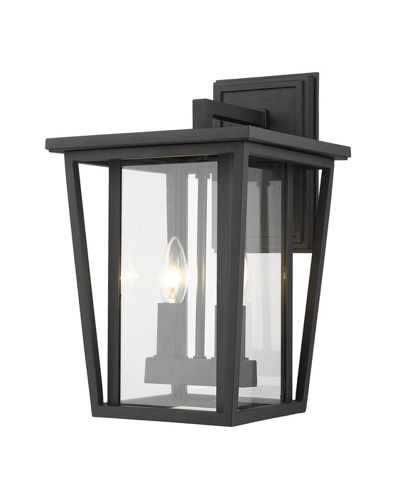 Z-Lite 571M-BK Two Light Outdoor Wall Sconce, Black