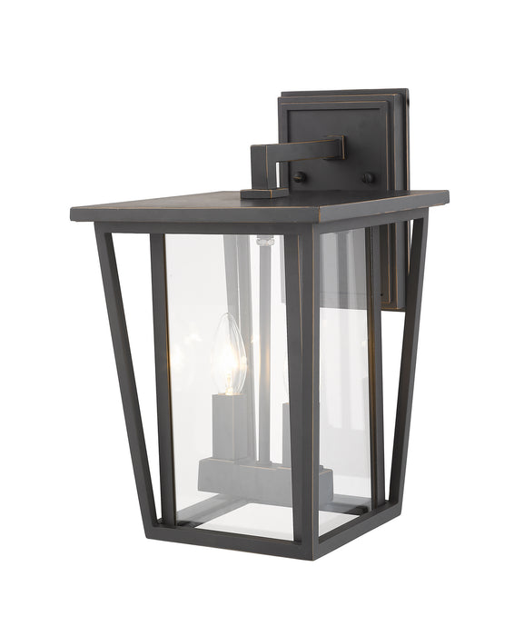 Z-Lite 571M-ORB Two Light Outdoor Wall Sconce, Oil Rubbed Bronze
