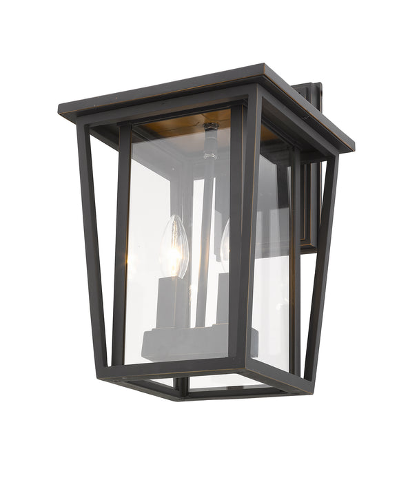 Z-Lite 571M-ORB Two Light Outdoor Wall Sconce, Oil Rubbed Bronze