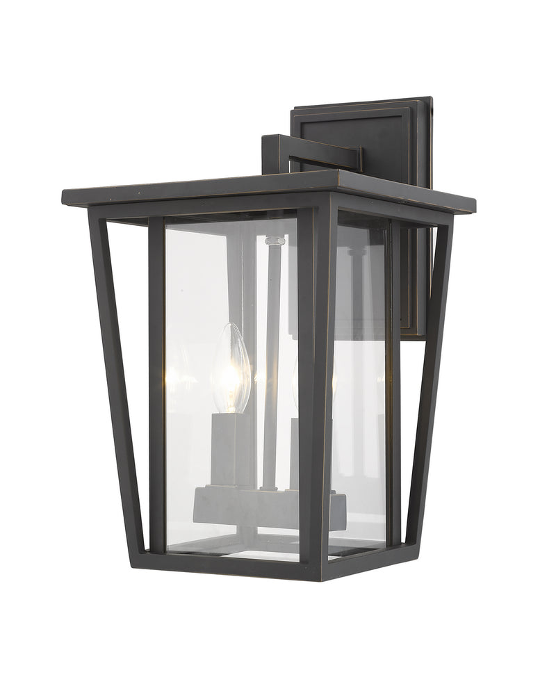 Z-Lite 571M-ORB Two Light Outdoor Wall Sconce, Oil Rubbed Bronze