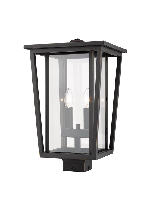 Z-Lite 571PHBS-ORB Two Light Outdoor Post Mount Fixture, Oil Rubbed Bronze