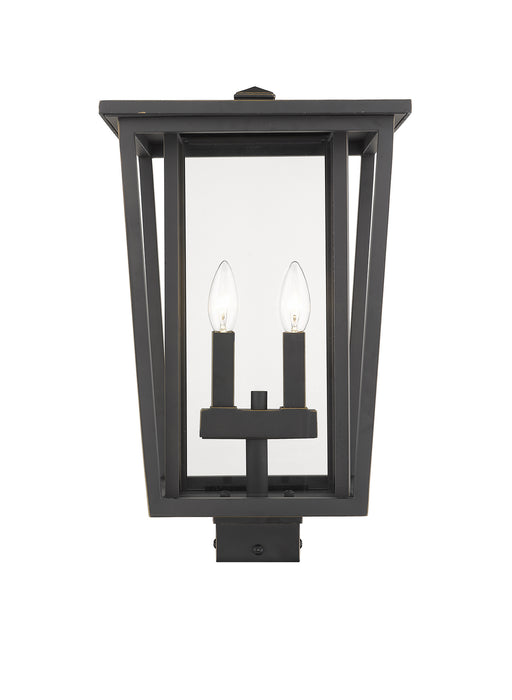 Z-Lite 571PHBS-ORB Two Light Outdoor Post Mount Fixture, Oil Rubbed Bronze