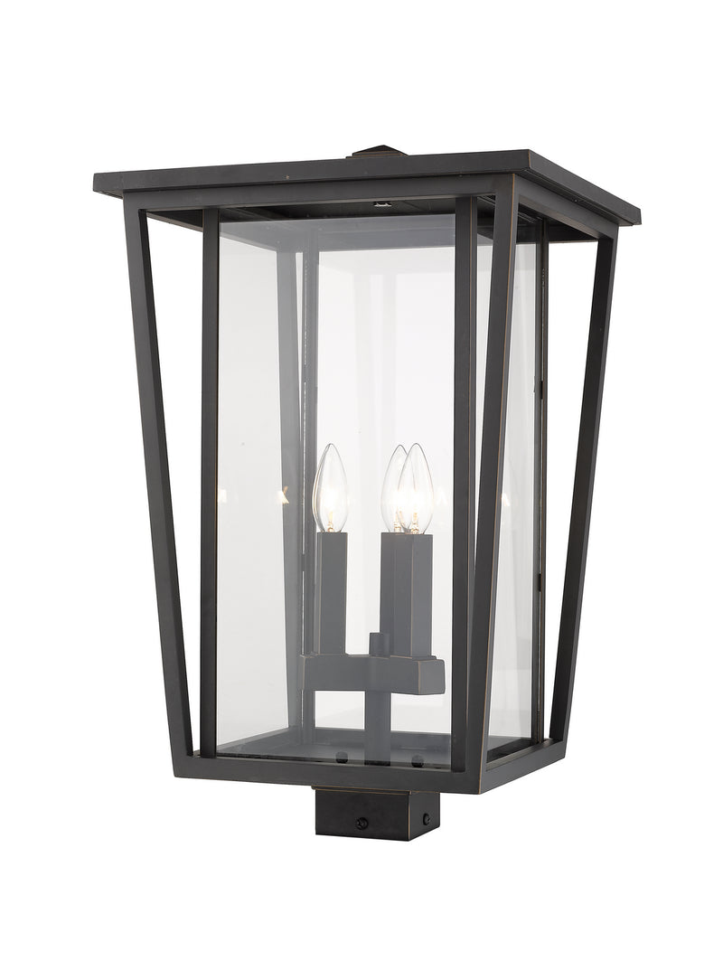 Z-Lite 571PHXLS-ORB Three Light Outdoor Post Mount Fixture, Oil Rubbed Bronze