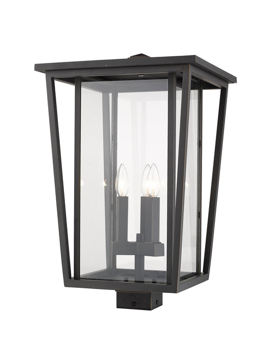 Z-Lite 571PHXLS-ORB Three Light Outdoor Post Mount Fixture, Oil Rubbed Bronze
