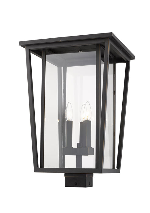 Z-Lite 571PHXLS-ORB Three Light Outdoor Post Mount Fixture, Oil Rubbed Bronze