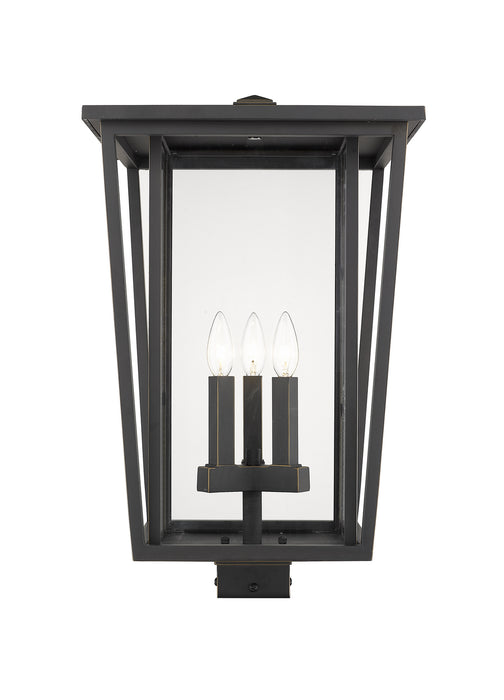 Z-Lite 571PHXLS-ORB Three Light Outdoor Post Mount Fixture, Oil Rubbed Bronze