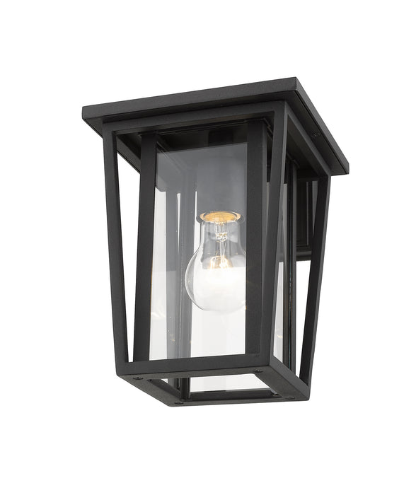 Z-Lite 571S-BK One Light Outdoor Wall Light, Black