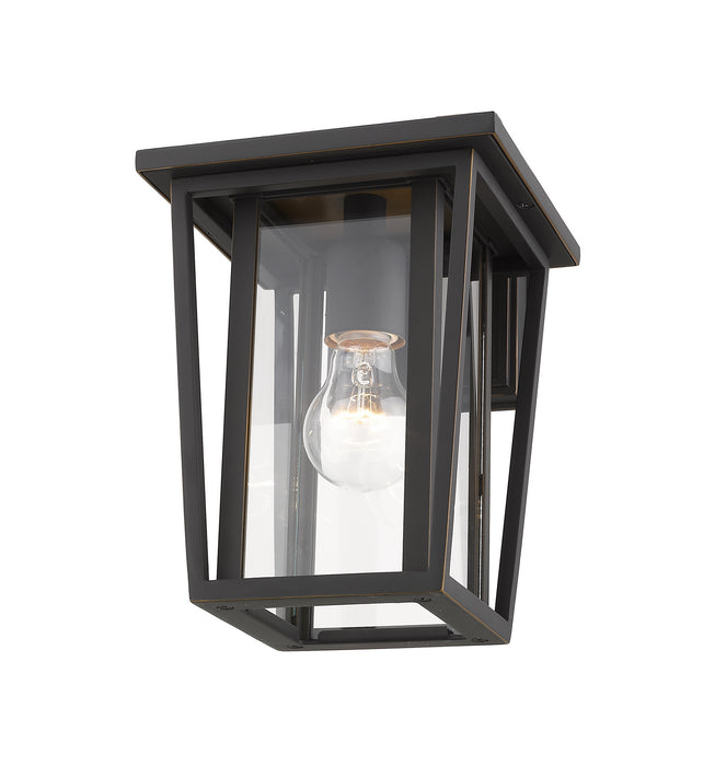 Z-Lite 571S-ORB One Light Outdoor Wall Light, Oil Rubbed Bronze