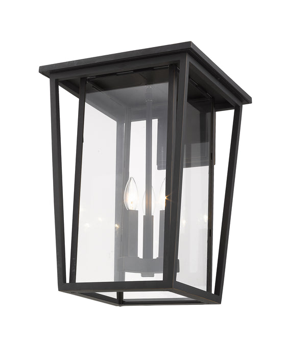 Z-Lite 571XL-ORB Three Light Outdoor Wall Light, Oil Rubbed Bronze
