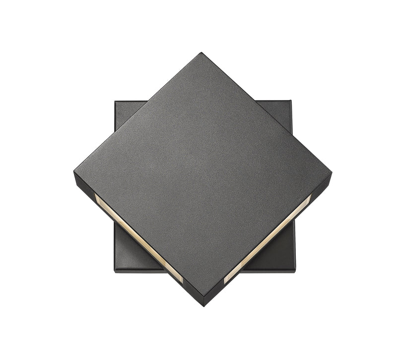 Z-Lite 572S-BK-LED LED Outdoor Wall Mount, Black