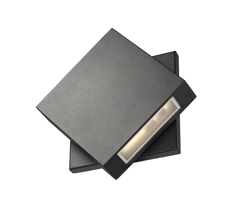 Z-Lite 573S-BK-LED LED Outdoor Wall Mount, Black