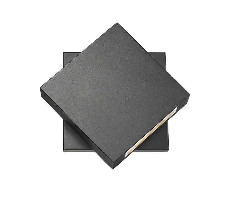 Z-Lite 573S-BK-LED LED Outdoor Wall Mount, Black