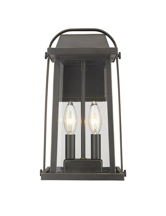 Z-Lite 574M-ORB Two Light Outdoor Wall Mount, Oil Rubbed Bronze
