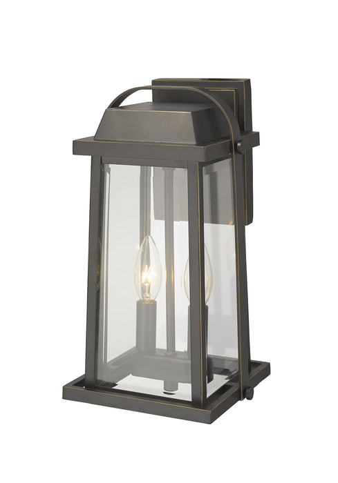 Z-Lite 574M-ORB Two Light Outdoor Wall Mount, Oil Rubbed Bronze