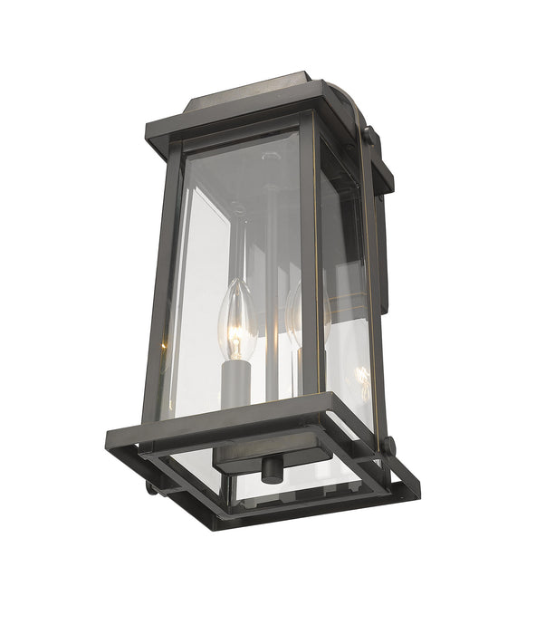 Z-Lite 574M-ORB Two Light Outdoor Wall Mount, Oil Rubbed Bronze