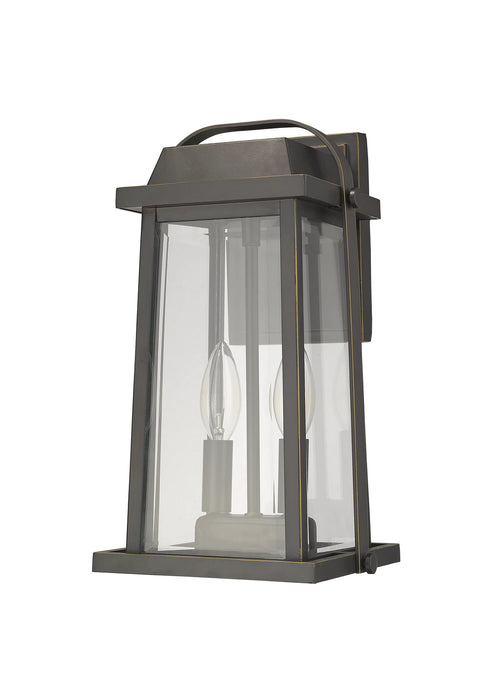 Z-Lite 574M-ORB Two Light Outdoor Wall Mount, Oil Rubbed Bronze