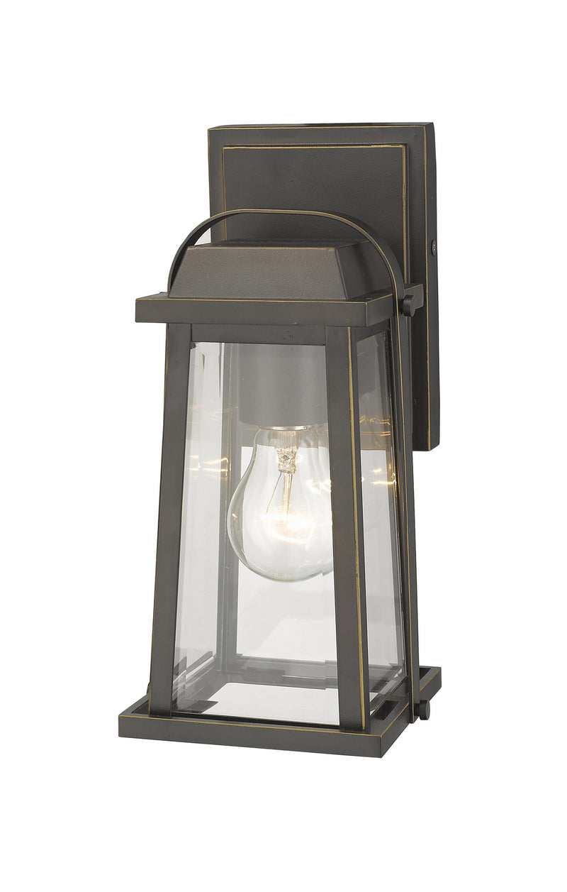 Z-Lite 574S-ORB One Light Outdoor Wall Light, Oil Rubbed Bronze