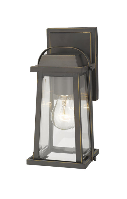 Z-Lite 574S-ORB One Light Outdoor Wall Light, Oil Rubbed Bronze