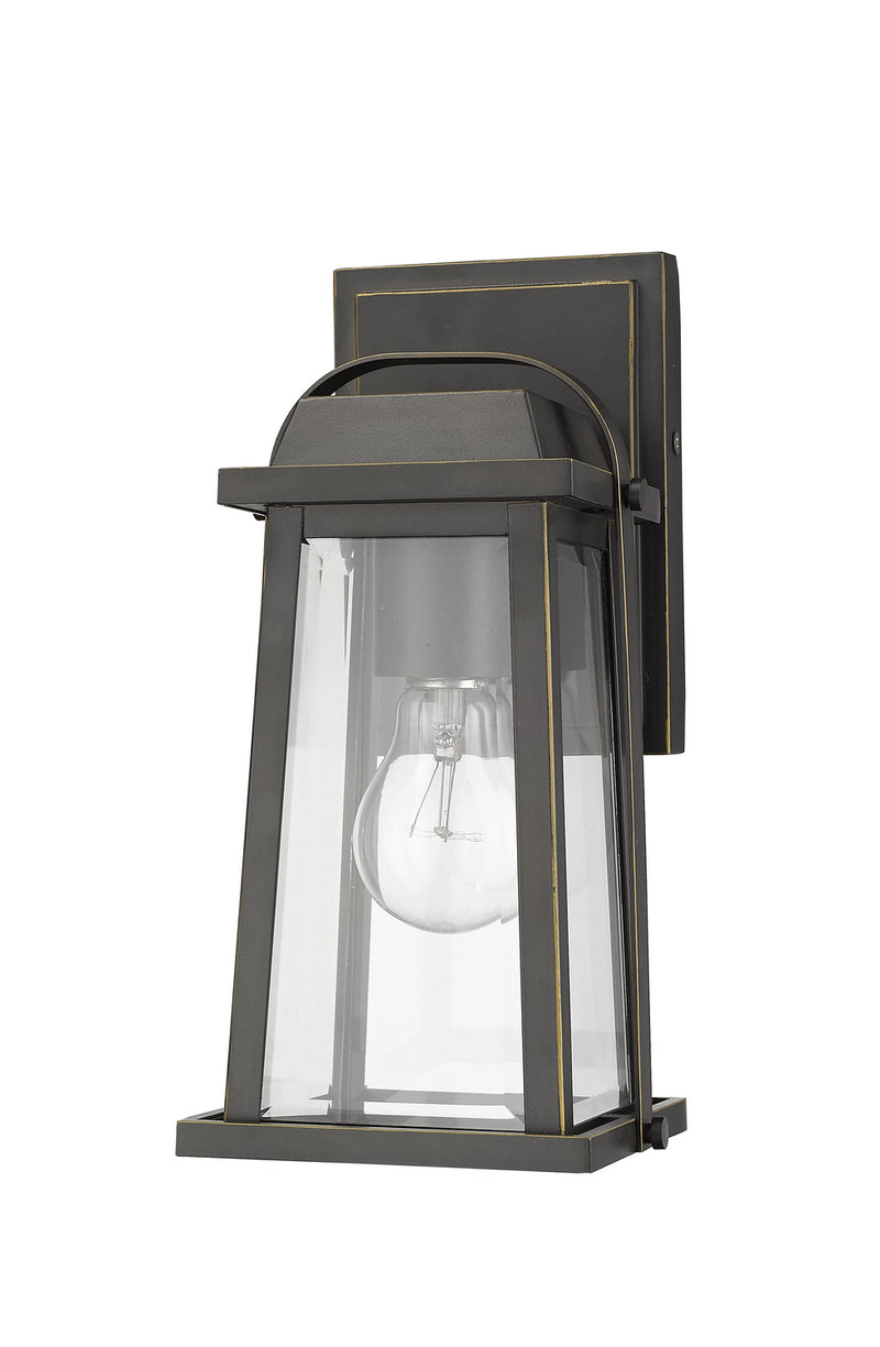 Z-Lite 574S-ORB One Light Outdoor Wall Light, Oil Rubbed Bronze