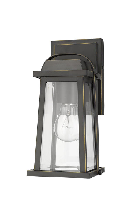 Z-Lite 574S-ORB One Light Outdoor Wall Light, Oil Rubbed Bronze