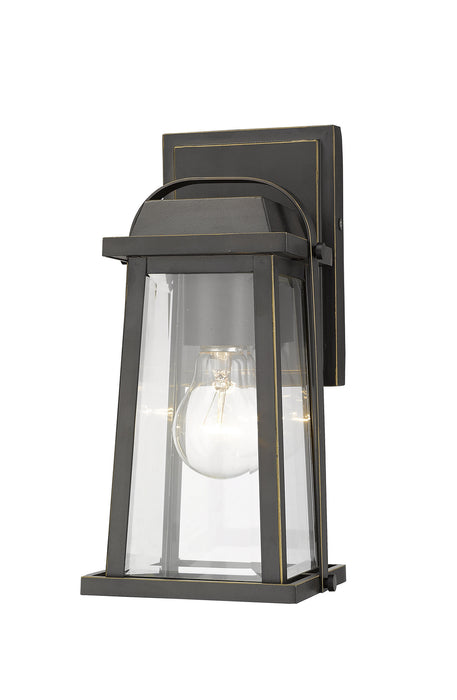 Z-Lite 574S-ORB One Light Outdoor Wall Light, Oil Rubbed Bronze