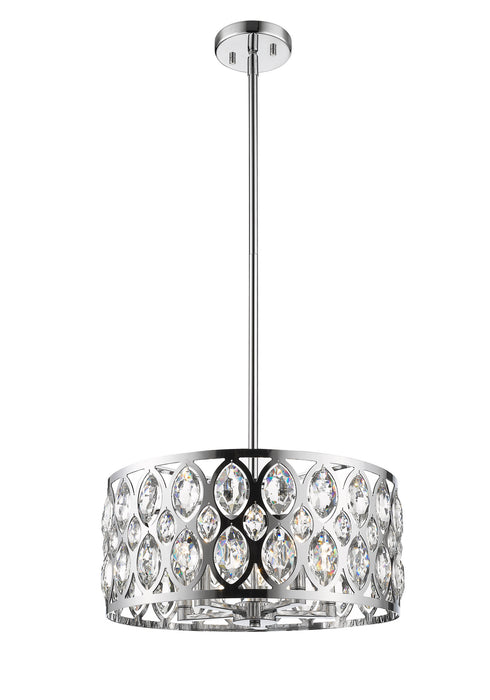 Z-Lite 6010-20CH Five Light Chandelier, Chrome