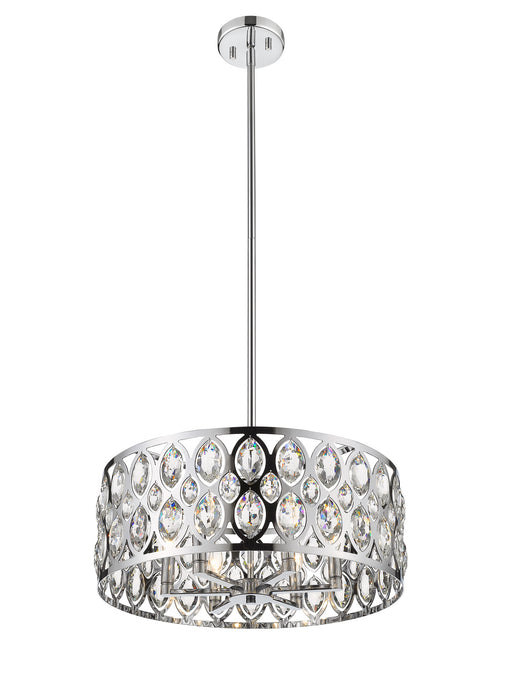 Z-Lite 6010-24CH Six Light Chandelier, Chrome
