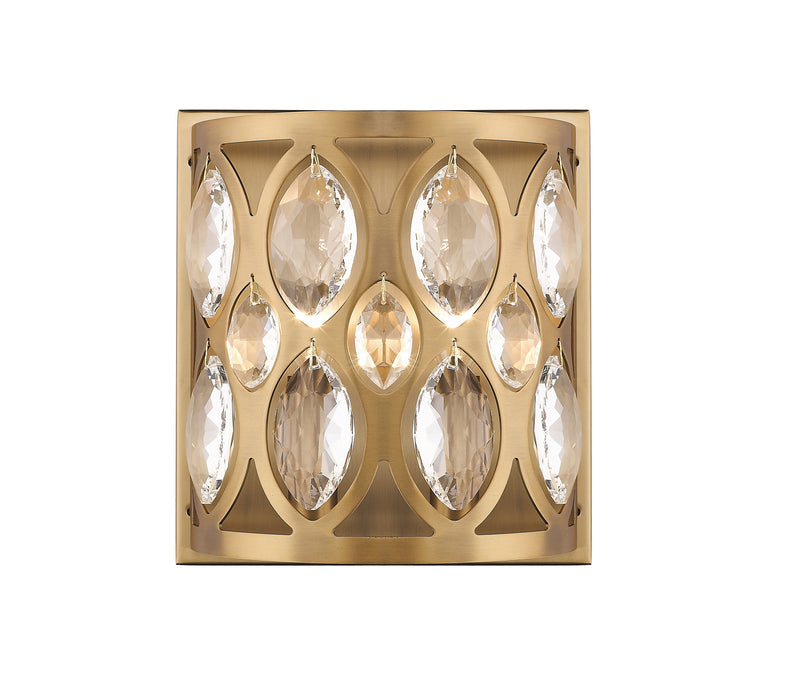 Z-Lite 6010-2S-HB Two Light Wall Sconce, Heirloom Brass