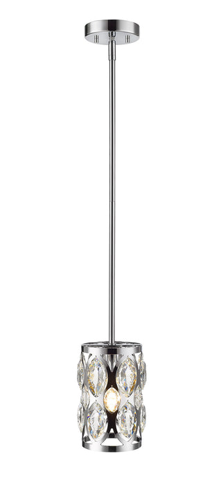 Z-Lite 6010MP-CH One Light Pendant, Chrome