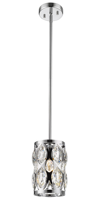 Z-Lite 6010MP-CH One Light Pendant, Chrome