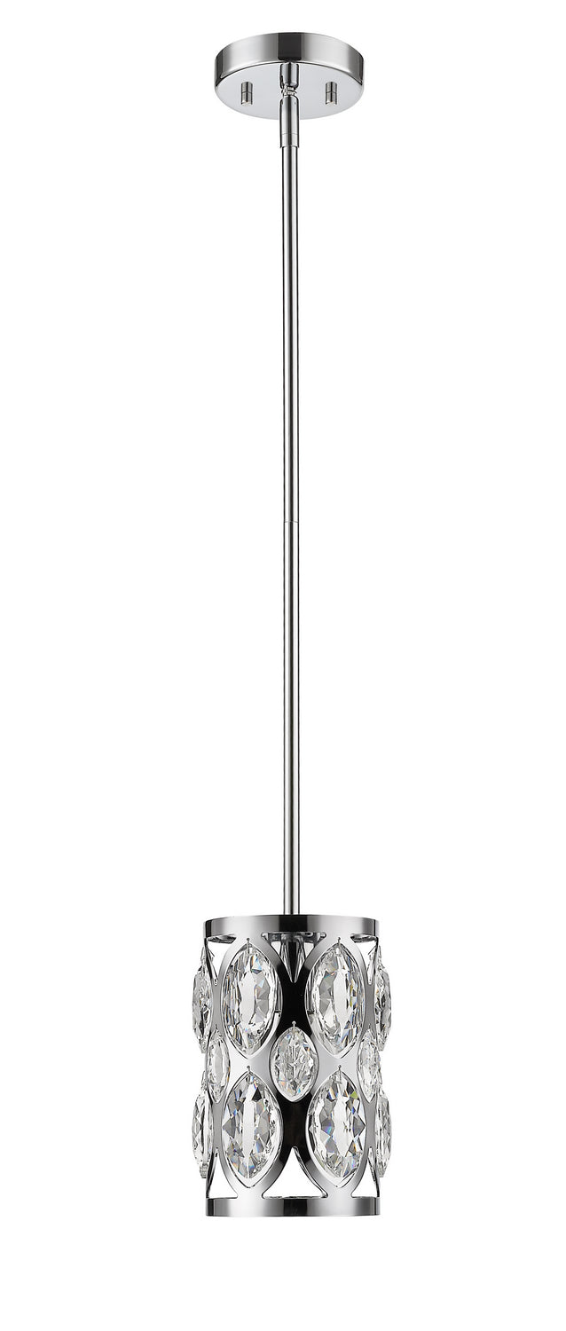 Z-Lite 6010MP-CH One Light Pendant, Chrome