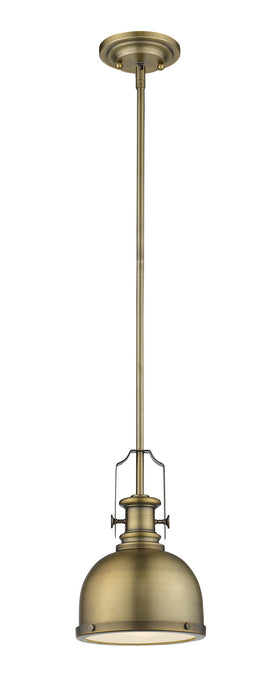 Z-Lite 725MP-HBR One Light Pendant, Heritage Brass