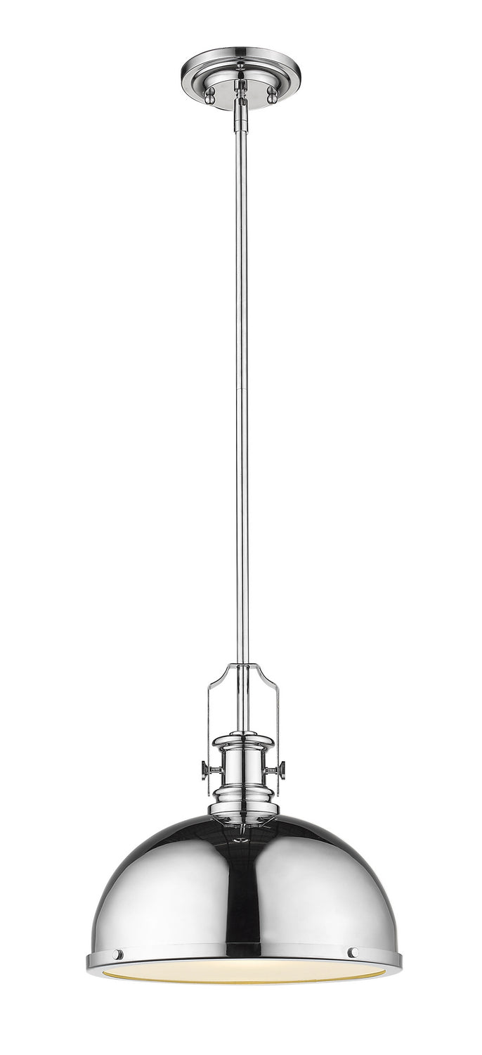 Z-Lite 725P12-CH One Light Pendant, Chrome