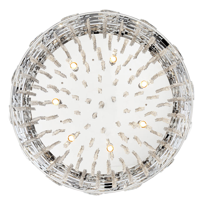 Z-Lite 912F21-CH Seven Light Flush Mount, Chrome