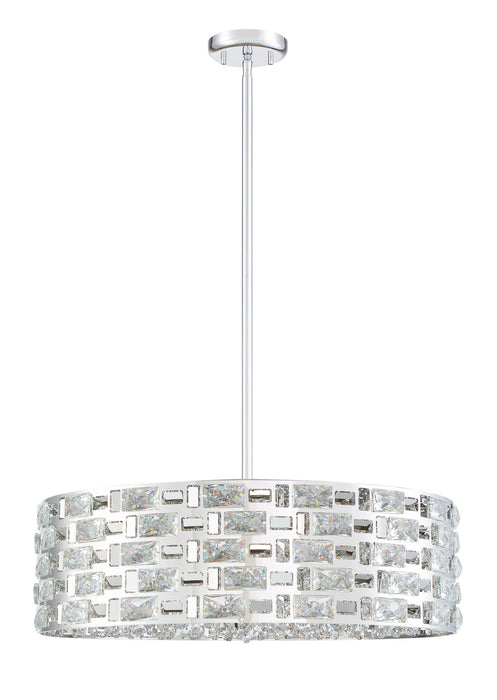 Z-Lite 912P24-CH Seven Light Chandelier, Chrome