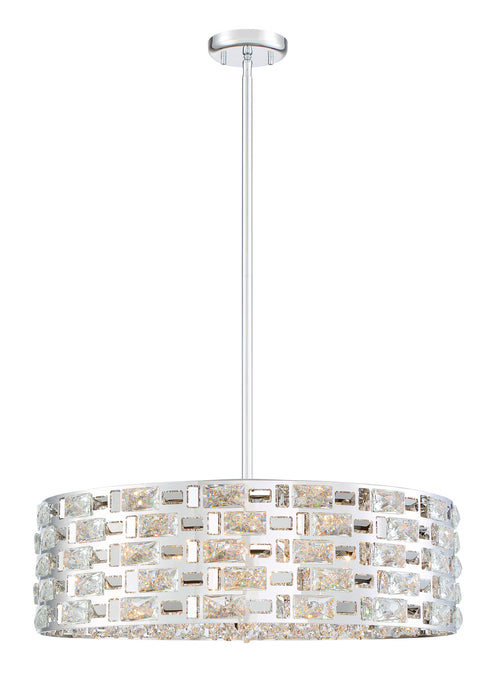 Z-Lite 912P24-CH Seven Light Chandelier, Chrome