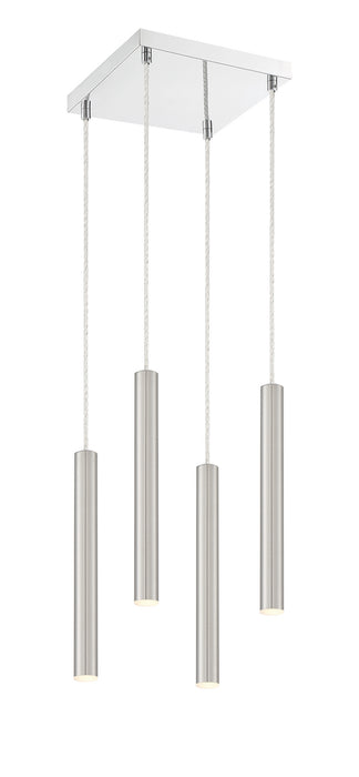 Z-Lite 917MP12-BN-LED-4SCH LED Chandelier, Chrome