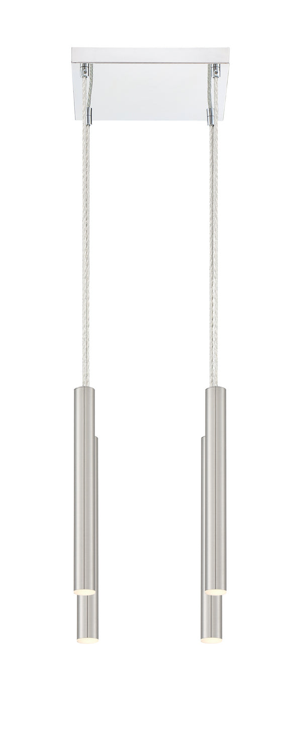 Z-Lite 917MP12-BN-LED-4SCH LED Chandelier, Chrome