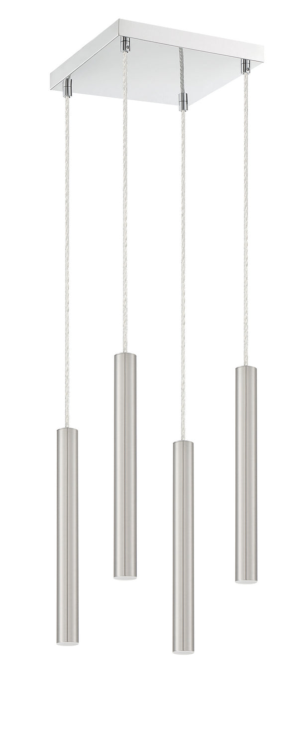 Z-Lite 917MP12-BN-LED-4SCH LED Chandelier, Chrome