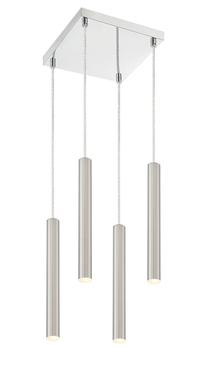 Z-Lite 917MP12-BN-LED-4SCH LED Chandelier, Chrome