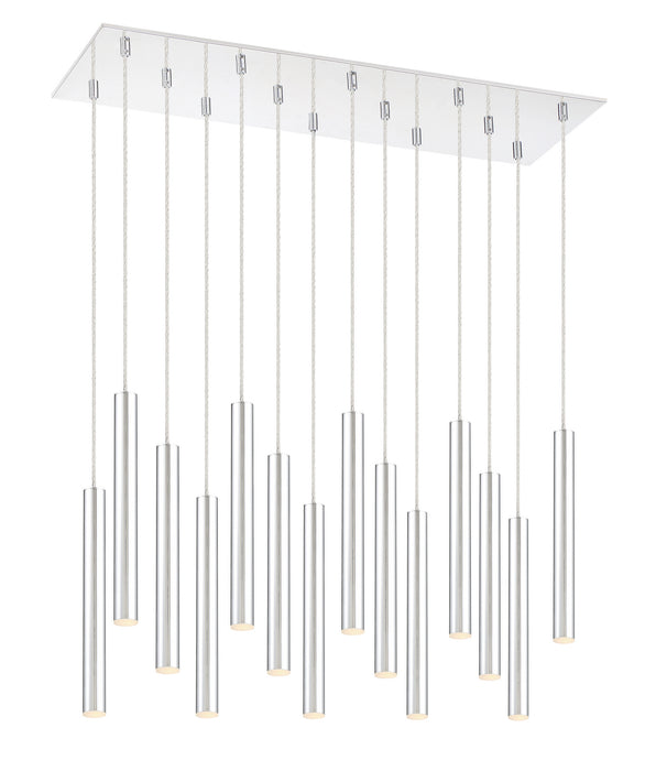 Z-Lite 917MP12-CH-LED-14LCH LED Chandelier, Chrome
