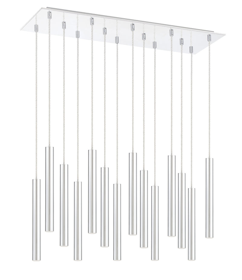 Z-Lite 917MP12-CH-LED-14LCH LED Chandelier, Chrome