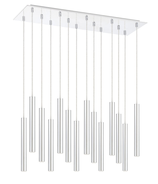 Z-Lite 917MP12-CH-LED-14LCH LED Chandelier, Chrome