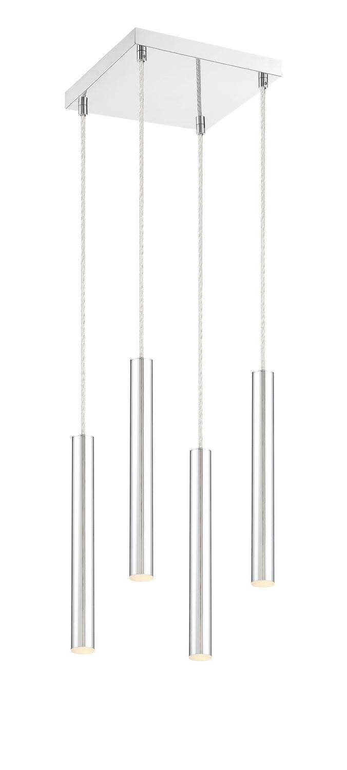Z-Lite 917MP12-CH-LED-4SCH LED Chandelier, Chrome