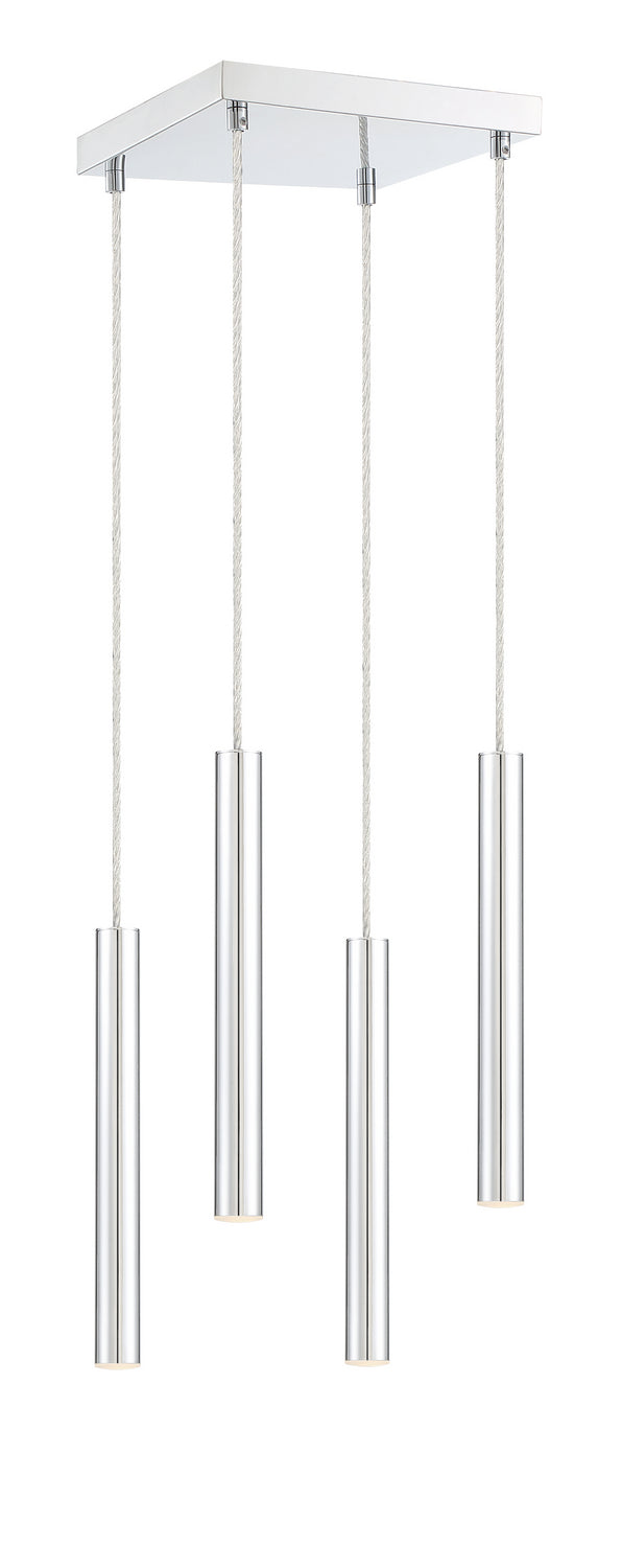 Z-Lite 917MP12-CH-LED-4SCH LED Chandelier, Chrome