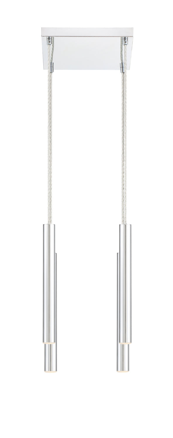 Z-Lite 917MP12-CH-LED-4SCH LED Chandelier, Chrome