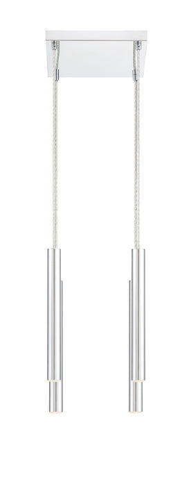Z-Lite 917MP12-CH-LED-4SCH LED Chandelier, Chrome