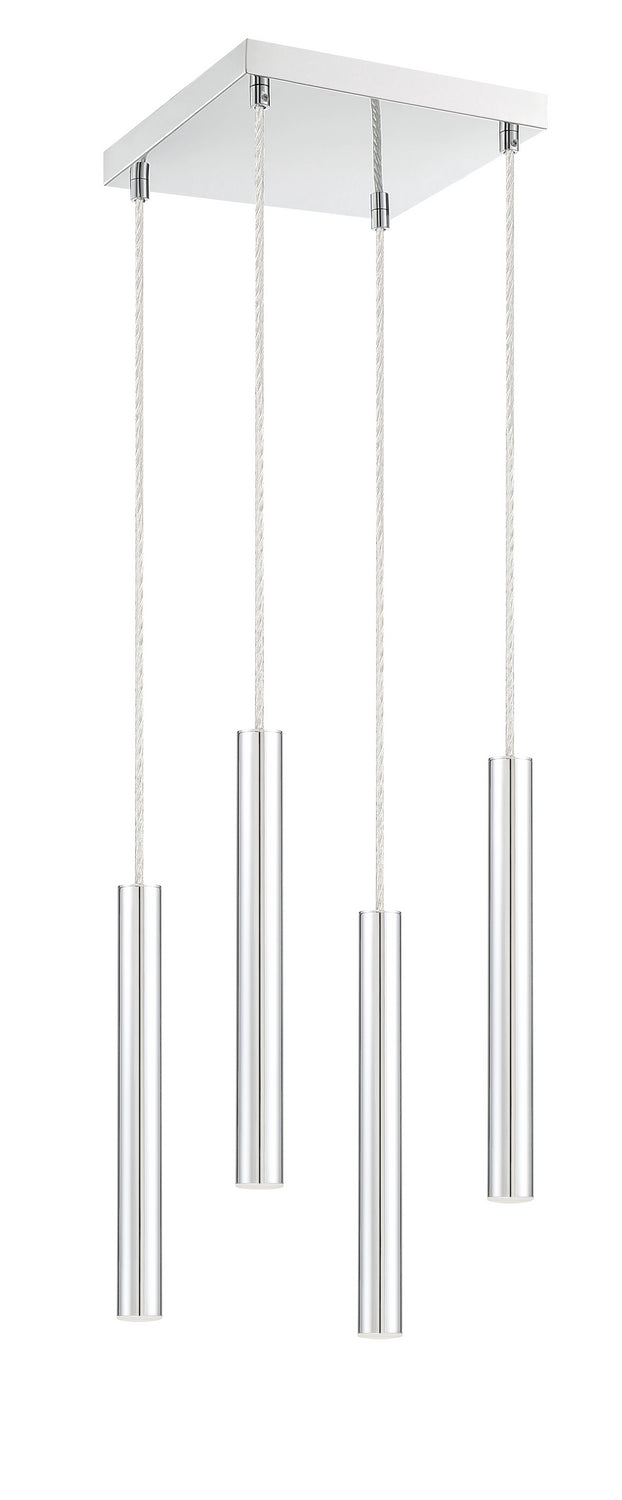 Z-Lite 917MP12-CH-LED-4SCH LED Chandelier, Chrome