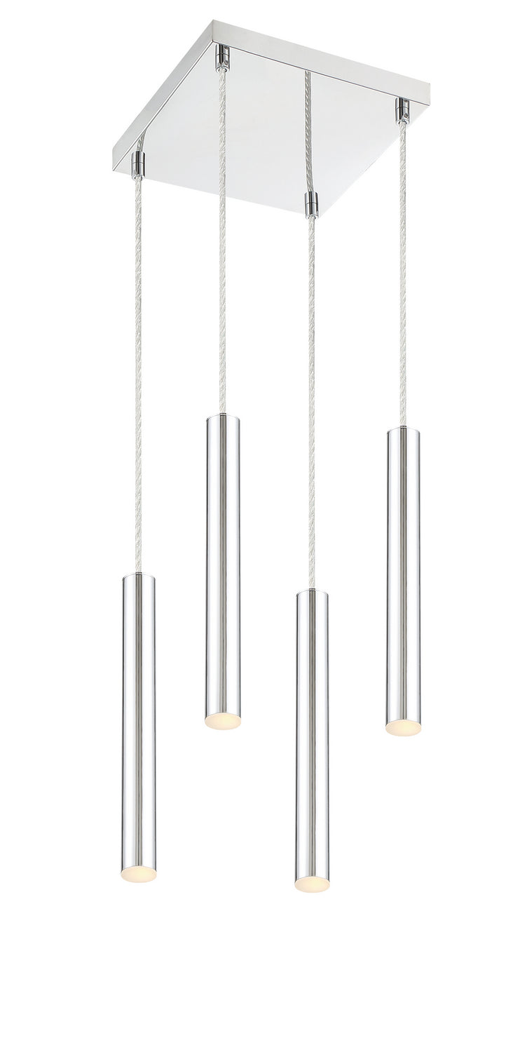 Z-Lite 917MP12-CH-LED-4SCH LED Chandelier, Chrome