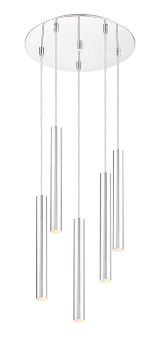 Z-Lite 917MP12-CH-LED-5RCH LED Chandelier, Chrome